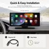 Portable Wireless CarPlay & Android Auto Screen
